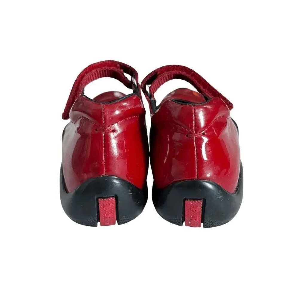 PRADA Girls 13 (31) Patent Leather Mary Jane Shoes AS IS